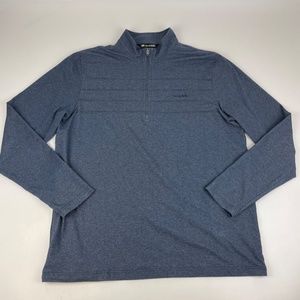 Travis Mathew Blue Quarter-Zip Sweatshirt